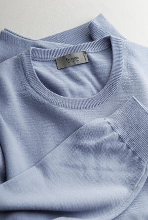 Girocollo in lana pettinata ESSENTIAL - Ferrante | img vers.300x/