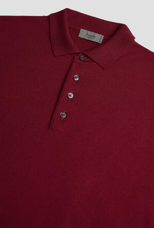 Polo shirt in pure worsted wool ESSENTIAL - Ferrante | img vers.300x/