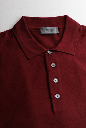 Polo in pura lana pettinata ESSENTIAL - Ferrante | img vers.300x/