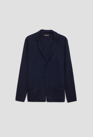 Giacca in maglia con lavorazione MAIN - Ferrante | img vers.300x/