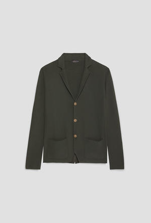 Giacca in maglia con lavorazione MAIN - Ferrante | img vers.300x/