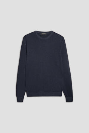 Girocollo tinto in capo ESSENTIAL - Ferrante | img vers.300x/
