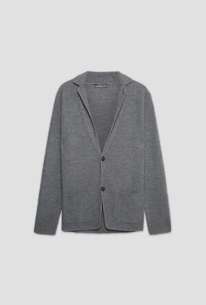 Giacca in maglia inglese a due fili MAIN - Ferrante | img vers.300x/