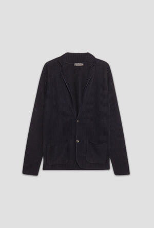 Giacca in maglia inglese a due fili MAIN - Ferrante | img vers.300x/