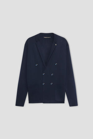Giacca in maglia doppiopetto MAIN - Ferrante | img vers.300x/