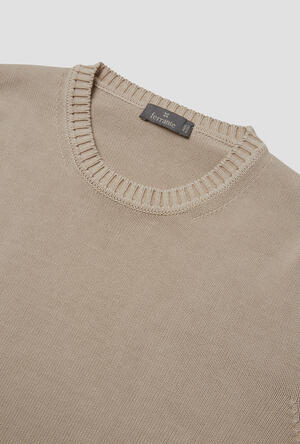 Girocollo in cotone tinto in capo ESSENTIAL - Ferrante | img vers.300x/