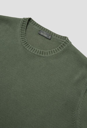 Girocollo in cotone tinto in capo ESSENTIAL - Ferrante | img vers.300x/