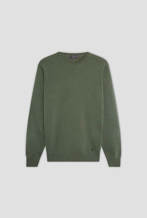 Girocollo in cotone tinto in capo ESSENTIAL - Ferrante | img vers.300x/