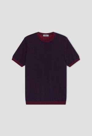 T-shirt vanisè in cotone crêpe MAIN - Ferrante | img vers.300x/