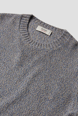 Girocollo moulinè in misto cashmere ROYAL RED - Ferrante | img vers.300x/