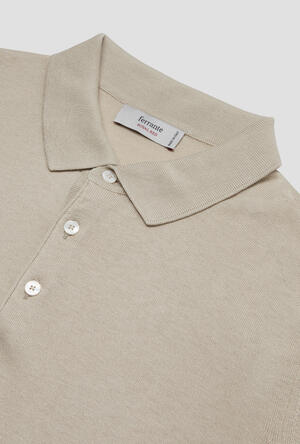 Polo in maglia in seta e cotone ROYAL RED - Ferrante | img vers.300x/