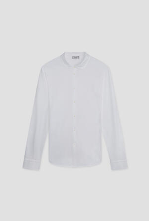 Garment-dyed ultralight jersey shirt ROYAL RED - Ferrante | img vers.300x/