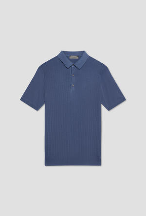Polo in maglia con lavorazione MAIN - Ferrante | img vers.300x/