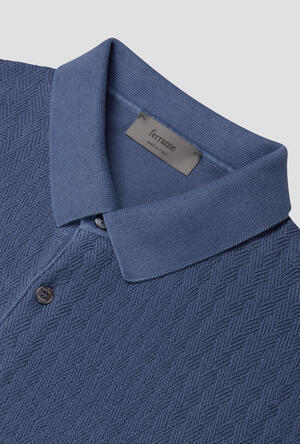 Polo in maglia con lavorazione MAIN - Ferrante | img vers.300x/