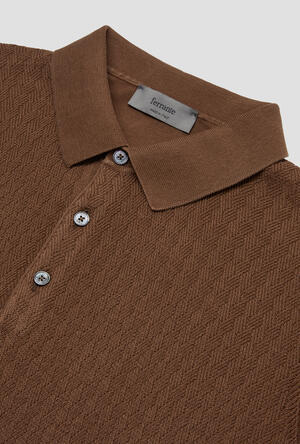 Polo in maglia con lavorazione MAIN - Ferrante | img vers.300x/