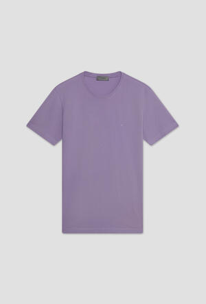 Elastic jersey T-shirt with embroidery ESSENTIAL - Ferrante | img vers.300x/