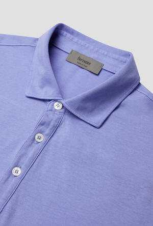 Garment dyed jersey polo shirt MAIN - Ferrante | img vers.300x/