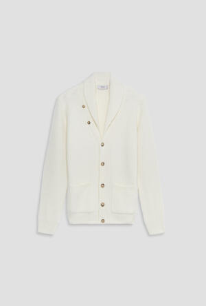 Cardigan maglia inglese ROYAL RED - Ferrante | img vers.300x/