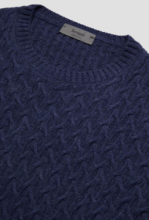 Maglia con lavorazione intreccio MAIN - Ferrante | img vers.300x/