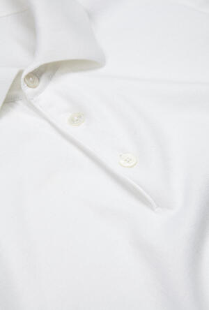 Cotton knitted polo shirt ESSENTIAL - Ferrante | img vers.300x/