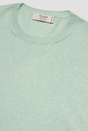 Girocollo in seta e cotone ROYAL RED - Ferrante | img vers.300x/