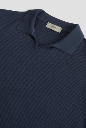 Buttonless polo shirt with workmanship MAIN - Ferrante | img vers.300x/