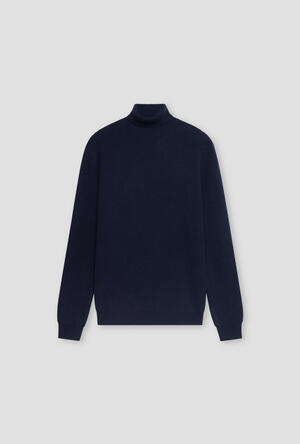 Dolcevita in maglia inglese lana e cashmere ROYAL RED - Ferrante | img vers.300x/