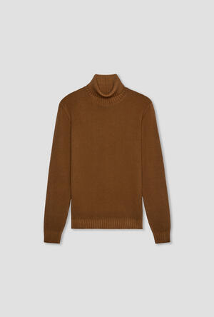 Garment-dyed wool turtleneck ESSENTIAL - Ferrante | img vers.300x/