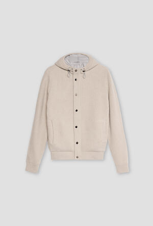 Padded knitted jacket ROYAL RED - Ferrante | img vers.300x/
