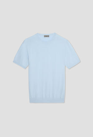 Girocollo mezza manica in puro cotone ESSENTIAL - Ferrante | img vers.300x/