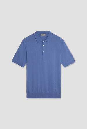 Polo tinta in puro cotone ESSENTIAL - Ferrante | img vers.300x/