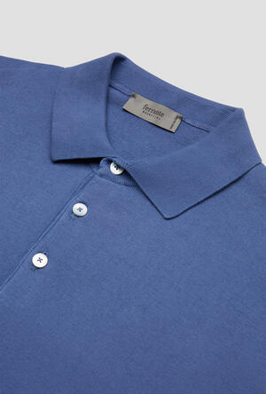 Polo tinta in puro cotone ESSENTIAL - Ferrante | img vers.300x/