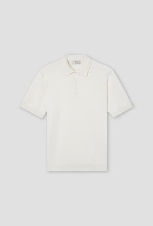 Polo in seta e cotone ROYAL RED - Ferrante | img vers.300x/