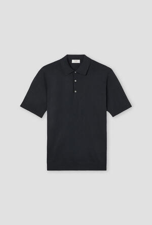 Polo in seta e cotone ROYAL RED - Ferrante | img vers.300x/