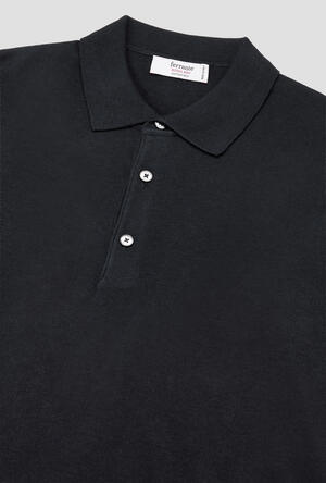 Polo in seta e cotone ROYAL RED - Ferrante | img vers.300x/