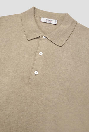 Polo in seta e cotone ROYAL RED - Ferrante | img vers.300x/