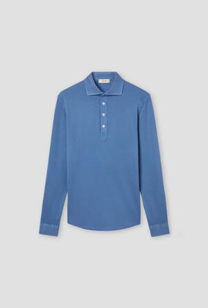 Polo tinta delavè ROYAL RED - Ferrante | img vers.300x/