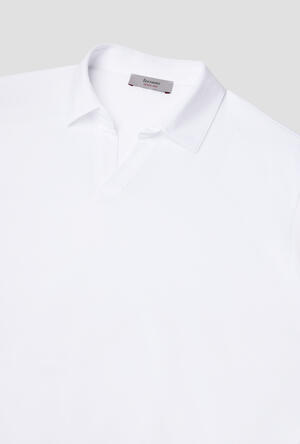 Buttonless jersey polo ROYAL RED - Ferrante | img vers.300x/