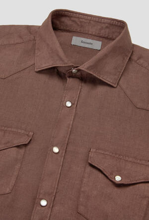 Camicia in lino tinta in capo MAIN - Ferrante | img vers.300x/