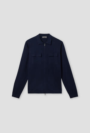 Giacca full zip in cotone MAIN - Ferrante | img vers.300x/