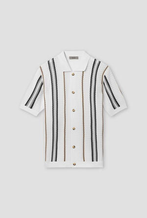 Pure cotton patterned shirt MAIN - Ferrante | img vers.300x/