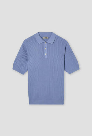 Polo mezza manica tinta in puro cotone MAIN - Ferrante | img vers.300x/