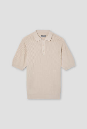 Polo mezza manica tinta in puro cotone MAIN - Ferrante | img vers.300x/