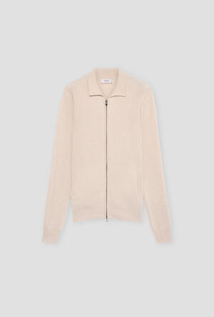 Giacca full zip in lana e cashmere ROYAL RED - Ferrante | img vers.300x/