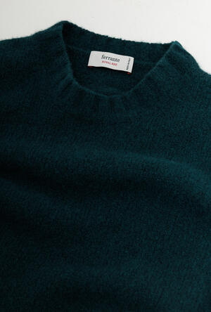 Girocollo bouclè in misto cashmere ROYAL RED - Ferrante | img vers.300x/