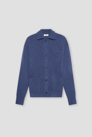 Giacca camicia in lana e cashmere ROYAL RED - Ferrante | img vers.300x/