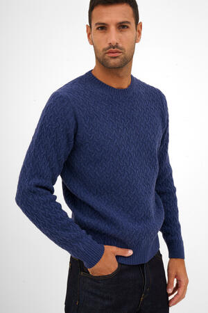Maglia con lavorazione intreccio MAIN - Ferrante | img vers.300x/