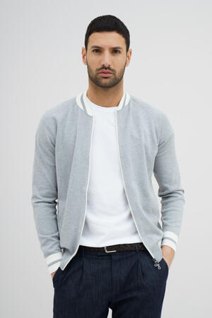 Bomber in maglia ROYAL RED - Ferrante | img vers.300x/