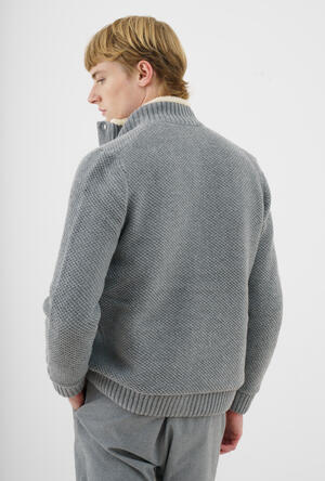 Lined knit jacket MAIN - Ferrante | img vers.300x/