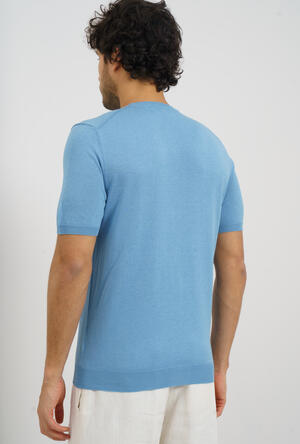 Girocollo in seta e cotone ROYAL RED - Ferrante | img vers.300x/